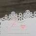 Elegant Blank Laser Cut Wedding Invitations Cheap